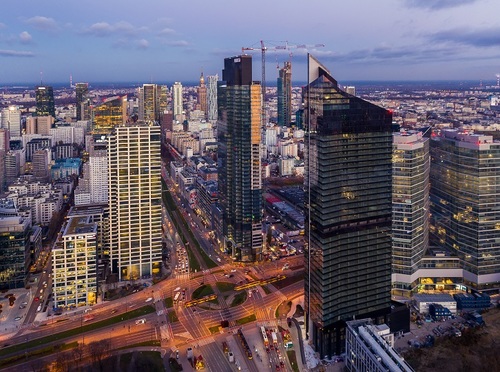Siódmy na liście najwyższych budynków w Polsce Skyliner ma prawie 200 metrów